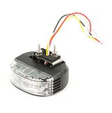 LEDflitser - ARCLED 120° 6LED - XA1 amber - haaks - 12/24V