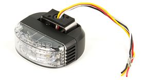 LEDflitser - ARCLED 120° 6LED - XB1 blauw - haaks - 12/24V