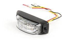 LEDflitser - ARCLED 120° 6LED - XA1 amber - vlak - 12/24V