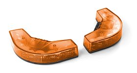 LED flitser - Omni View - XA1 amber/amber - set á 2 st.