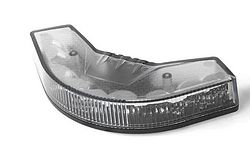 LEDflitser Omni View XA1 amber/tr. p.st. 2 m. kabel 