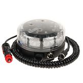 M10LED flitser - magneet/zuignap -oplaadbaar- blauw - 12V