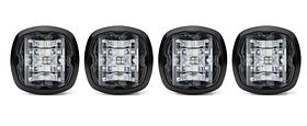 BULL06 - LED-inbouwflitsers Wide HTA1 amber 12/24V - 4 st.