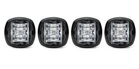 BULL06 - LED-inbouwflitsers Wide HTB2 blauw - 12/24V - 4 st.