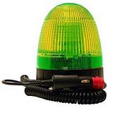 LED-flitslamp LMB - magneetvoet - groen - 12/24 volt