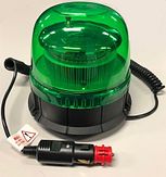 LED-flitslamp LTB - magneetvoet - groen - 12/24 volt