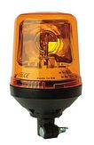 Rotalite zwaailamp - pijpmont. - amber - 12-24 volt