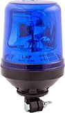 Rotalite zwaailamp - pijpmont. - blauw - 12-24 volt