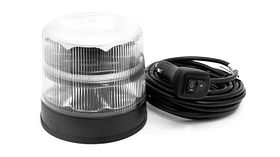 Flitslamp B25 - magneet - TA2 amb/Halo amb/lens tr. - 12/24V