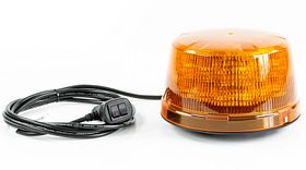 Flitslamp B19 - magneet - TA1 amber - 12/24V