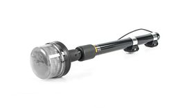 Flitslamp B16 - telescoopmast - amber/transp. - 12/24V