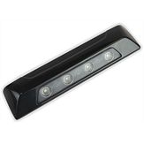 LED-SceneLight - SL157 - 4 LED's - zwart - 12/24 volt