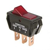 Wipschakelaar - LED(Rood) - 12V