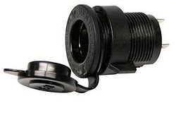 Stekkerdoos tbv sigarettenplug - female - inbouw - 20A/12V