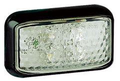 Serie 35 - 4 LED contour markering wit - 12/24 volt