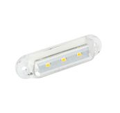 Serie 16 - compacte markeerlamp - wit - 24V