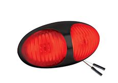 Serie 37 - LED markeerlicht - rood - 2-pin - 12/24V