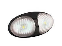 Serie 37 LED markeerlicht - wit - easy fit - 12/24 volt