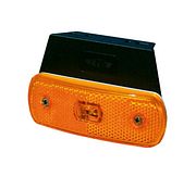 Markeerlicht LED oranje montagebeugel 50 cm kabel 12/24V