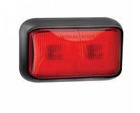 Serie 58 - 2 LED contour markering rood -12/24 volt