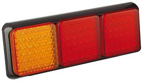 Serie 100 - LED 3 - rem/achter/knipperlicht - 12/24V