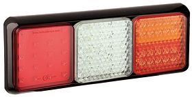 Serie 100 - LED 3 (1xcombi:1xachteruit:1xmist) - 12/24 v