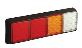 Serie 100 quad (2xrem/achter:1xknipper:1xachteruitrij)12/24v