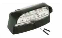 Serie 41 - LED nummerplaatverlichting - 2-pin - 12/24V