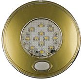 Interieurverlichting - met schakelaar 80mm - 12V - goud