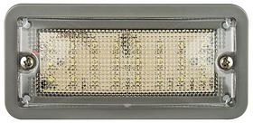 Interieurverlichting - rechthoek - 12 volt - zilvergrijs