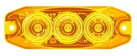 Serie 11 - 3LED knipperlicht - amber/amber - achter- 12/24V