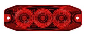 Serie 11 - 3LED rem-/achterlicht - rood/rood - 12/24V