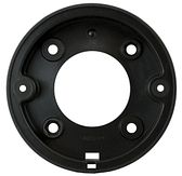 Montagebracket t.b.v. ES 95 rond - zwart kunstst. - opbouw