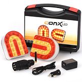 ConX achterlichten set - draadl./oplaadb./magn. - 12V