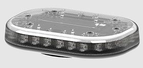 Tornado Microbar - TB2 - blauw/transp. - 1-punts - 12/24V