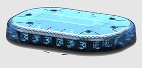 Tornado Microbar - TB2 - blauw/blauw - 1-punts - 12/24V