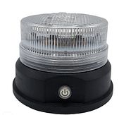 OLLSON - flitslamp - amber/rood - oplaadbaar - 12V