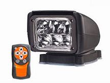 LED-searchlamp AR151 - afst. bed./magneet/zwart/12v/30Watt