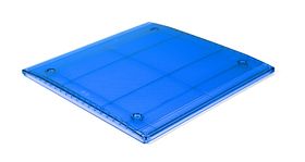 Raiden - toplens - blauw - tussenstuk - 30 cm
