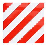 Bord lange lading - o/w - alu - zonder gaten - 500x500x2 mm