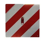 Bord lange lading - r/w - alu - 4 gaten - lamp - 500x500x2mm