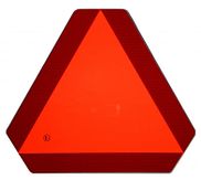 Bord langzaam verkeer ECE69-00 kl2/f alu 600x600x2mm