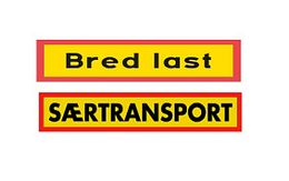 Bord Bred last/SAERTRANSPORT alu kl1 gl/rood dz 900x300x2 mm