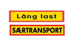Bord Lang last/SAERTRANSPORT alu kl1 gl/rood dz 900x300x2 mm