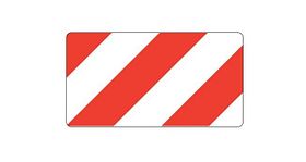 Bord lengte/breedte - r/w staal kl2 Hor. - 564x282x1mm - links