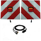 Bord lengte/breedte - r/w - staal - kl2 - lamp+k-set - 423x423x1mm