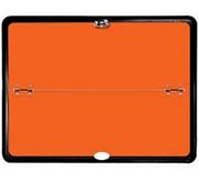 ADR-bord - oranje/zwart - alu horiz. klapb. kl1 400x300x2mm