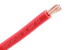 Accukabel - 35 mm² - rood - rol á 50 meter