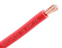 Accukabel - 35 mm² - rood - rol á 10 meter