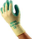 Handschoen - Showa 310 Grip - latex - geel/groen - maat XL